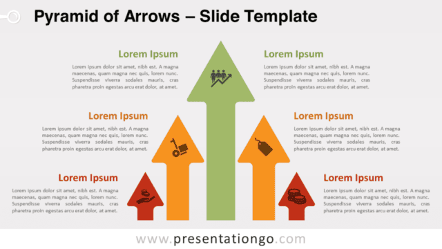Pyramid Arrows for PowerPoint and Google Slides Free Pyramid Arrows for PowerPoint and Google Slides