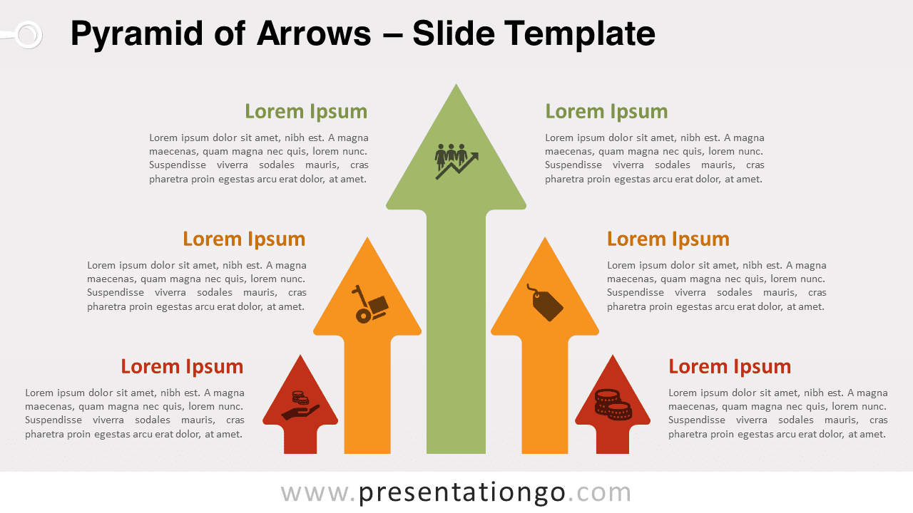 Free Pyramid Arrows for PowerPoint and Google Slides