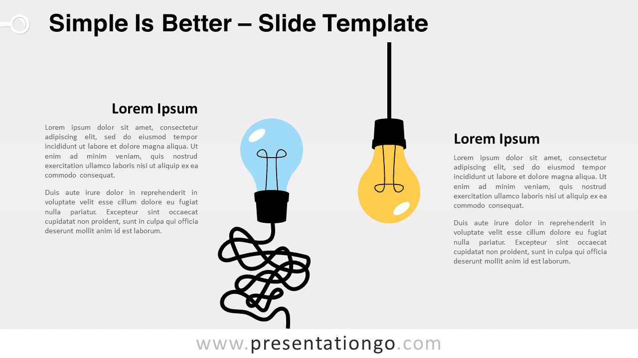 Free Simple Is Better for PowerPoint and Google Slides