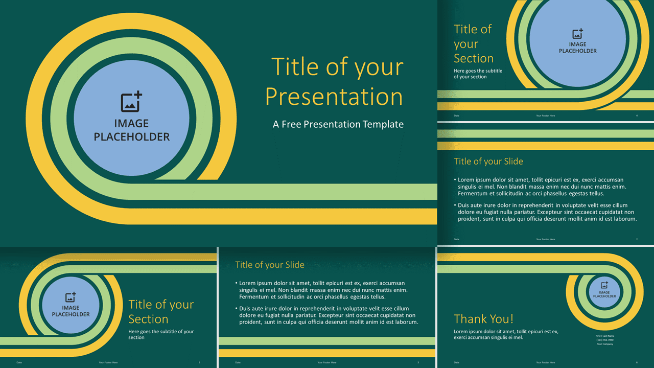Free Yellowstone Retro Template for Google Slides and PowerPoint