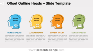 Free Offset Outline Heads for PowerPoint and Google Slides