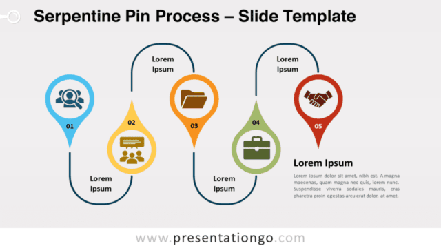 Serpentine Pin Process for PowerPoint and Google Slides Free Serpentine Pin Process for PowerPoint and Google Slides