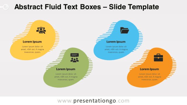 Abstract Fluid Text Boxes for PowerPoint and Google Slides Free Abstract Fluid Text Boxes for PowerPoint and Google Slides