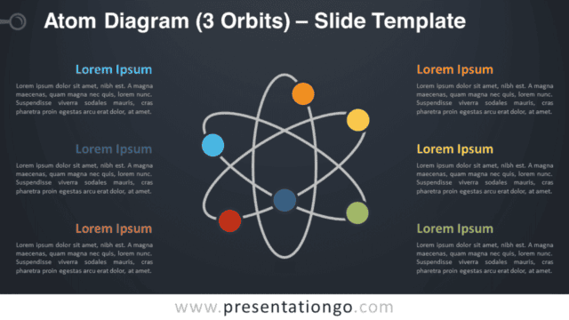 Atom Diagram (3 Orbits) Graphics for PowerPoint and Google Slides Free Atom Diagram (3 Orbits) Graphics for PowerPoint and Google Slides