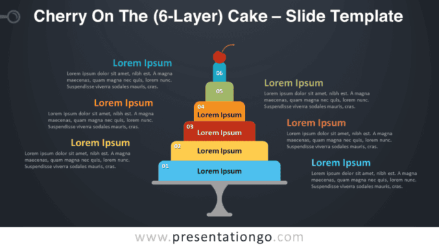 Free Cherry On The (6-Layer) Cake Graphics for PowerPoint and Google Slides