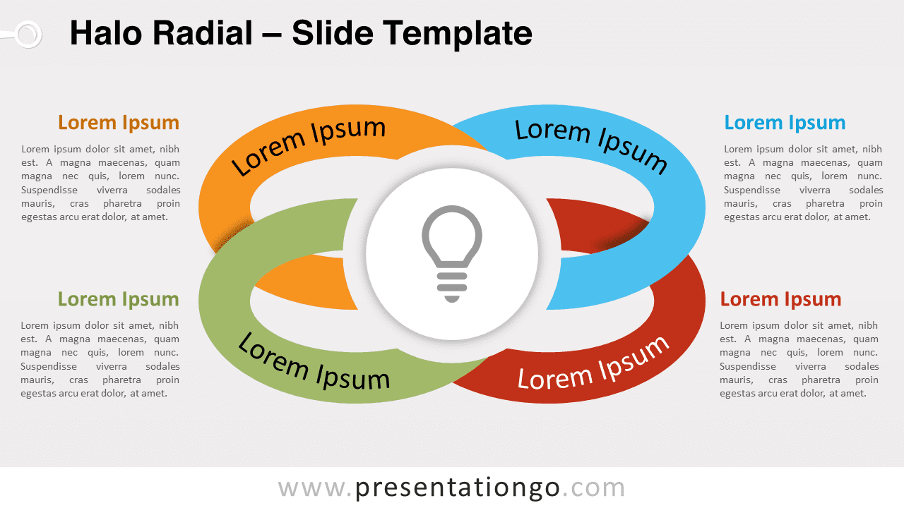 Free Halo Radial for PowerPoint and Google Slides