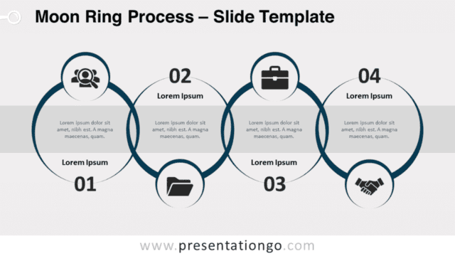 Moon Ring Process Infographics for PowerPoint and Google Slides Free Moon Ring Process Infographics for PowerPoint and Google Slides