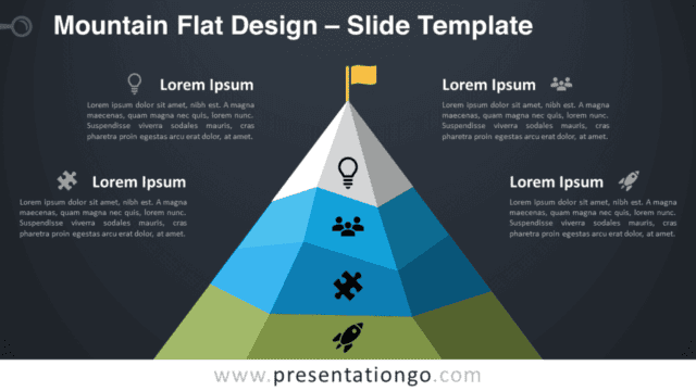 Mountain Flat Design Graphic for PowerPoint and Google Slides Free Mountain Flat Design Graphic for PowerPoint and Google Slides
