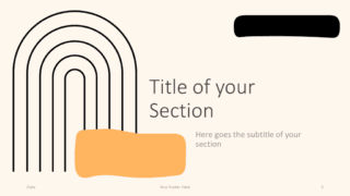 Mid-Century Abstract Template for Google Slides – Section Slide #2 Free Mid-Century Abstract Template for Google Slides – Section Slide (Variant 2)