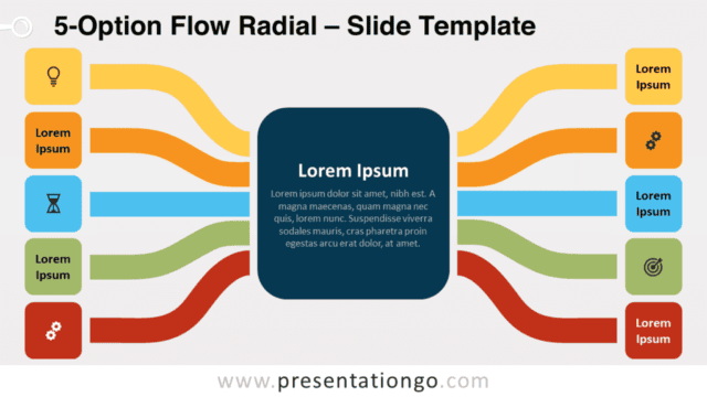 5-Option Flow Radial for PowerPoint and Google Slides Free 5-Option Flow Radial for PowerPoint and Google Slides