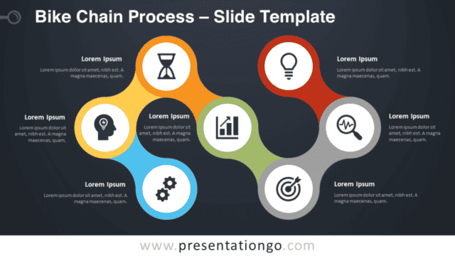 Bike Chain Process Diagram for PowerPoint and Google Slides Free Bike Chain Process Diagram for PowerPoint and Google Slides