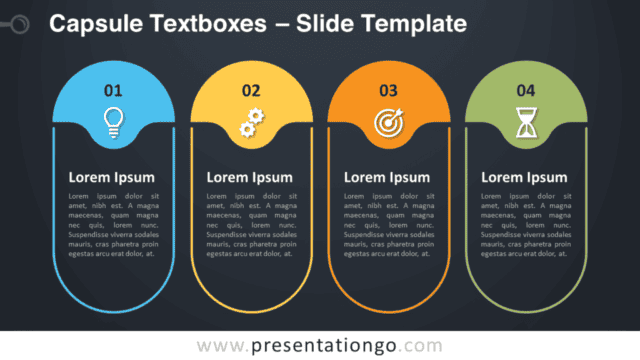 Capsule Textboxes Graphics for PowerPoint and Google Slides Free Capsule Textboxes Graphics for PowerPoint and Google Slides