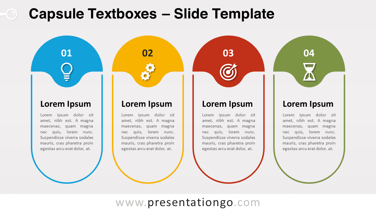 Free Capsule Textboxes for PowerPoint and Google Slides