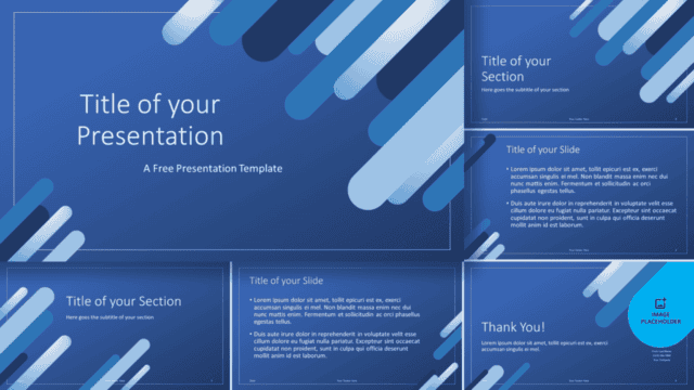 Dynamic Blue Gradient Template for Google Slides and PowerPoint Free Dynamic Blue Gradient Template for Google Slides and PowerPoint