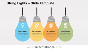Free String Lights for PowerPoint and Google Slides