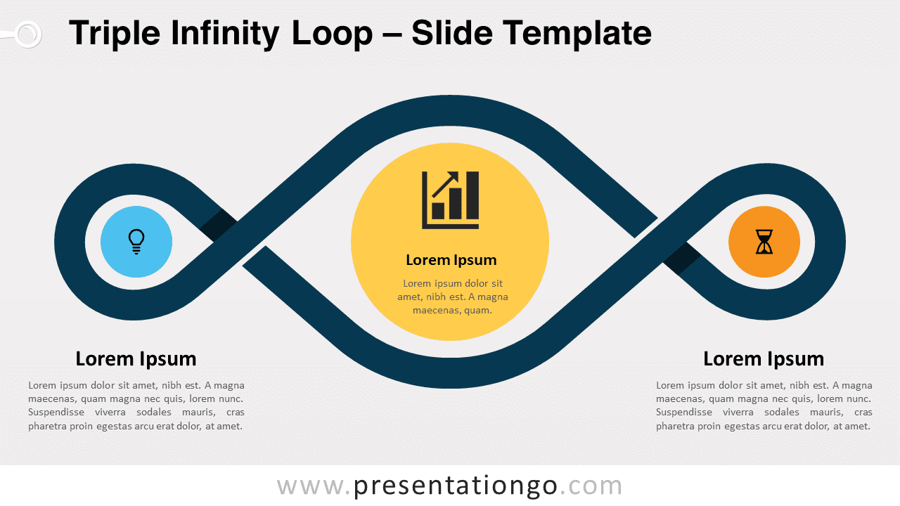 Free Triple Infinity Loop for PowerPoint and Google Slides