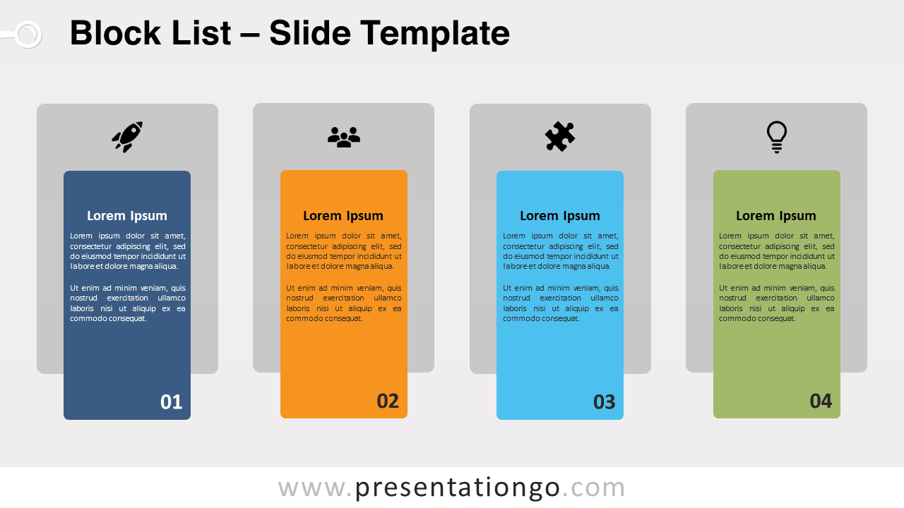 Free Block List for PowerPoint and Google Slides