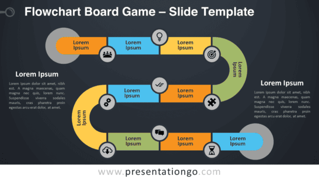 Flowchart Board Game Graphics for PowerPoint and Google Slides Free Flowchart Board Game Graphics for PowerPoint and Google Slides