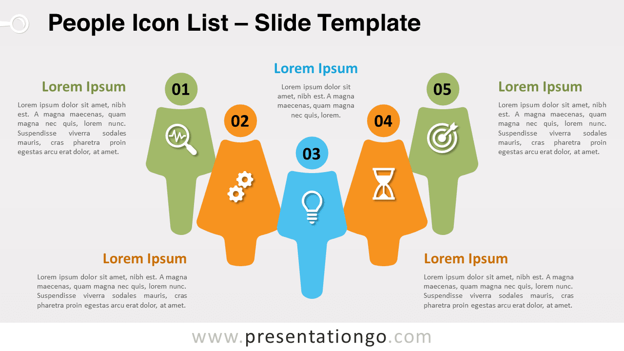 Free People Icon List for PowerPoint and Google Slides