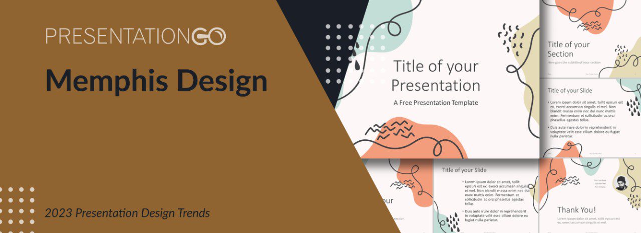 Memphis Design - 2023 Presentation Design Trends Memphis Design - 2023 Presentation Design Trends