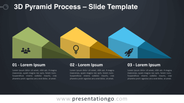 Free 3D Pyramid Process Graphics for PowerPoint and Google Slides