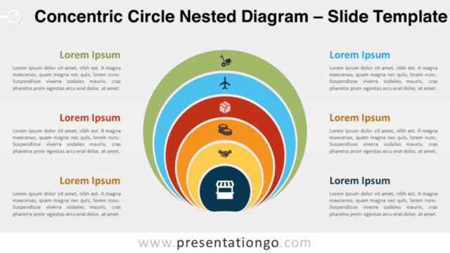 Concentric Circle Nested Diagram for PowerPoint and Google Slides Free Concentric Circle Nested Diagram for PowerPoint and Google Slides