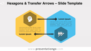 Hexagons & Transfer Arrows for PowerPoint and Google Slides Free Hexagons & Transfer Arrows for PowerPoint and Google Slides