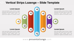 Free Vertical Strips Lozenge for PowerPoint and Google Slides