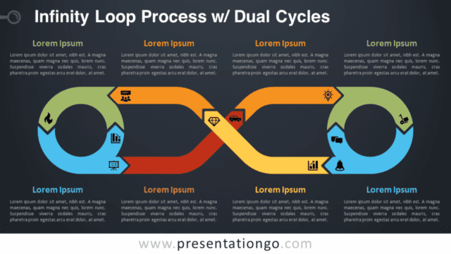 Infinity Loop Process with Dual Cycles Graphics for PowerPoint and Google Slides Free Infinity Loop Process with Dual Cycles Graphics for PowerPoint and Google Slides