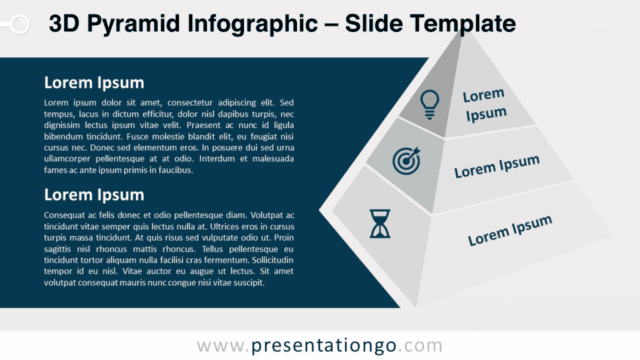 3D Pyramid Infographic for PowerPoint and Google Slides Free 3D Pyramid Infographic for PowerPoint and Google Slides