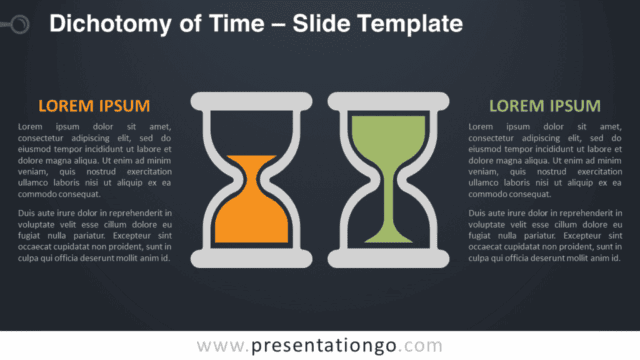Dichotomy of Time Graphics for PowerPoint and Google Slides Free Dichotomy of Time Graphics for PowerPoint and Google Slides