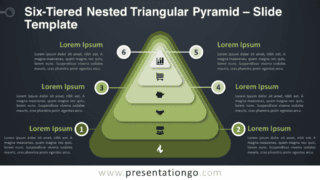 Six-Tiered Nested Triangular Pyramid Graphics for PowerPoint and Google Slides Free Six-Tiered Nested Triangular Pyramid Graphics for PowerPoint and Google Slides