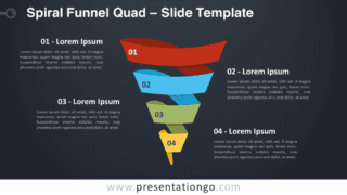Spiral Funnel Quad Graphics for PowerPoint and Google Slides Free Spiral Funnel Quad Graphics for PowerPoint and Google Slides