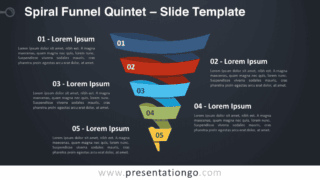 Spiral Funnel Quintet Graphics for PowerPoint and Google Slides Free Spiral Funnel Quintet Graphics for PowerPoint and Google Slides