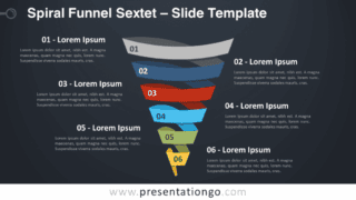 Spiral Funnel Sextet Graphics for PowerPoint and Google Slides Free Spiral Funnel Sextet Graphics for PowerPoint and Google Slides