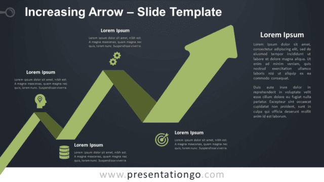 Increasing Arrow Graphics for PowerPoint and Google Slides Free Increasing Arrow Graphics for PowerPoint and Google Slides